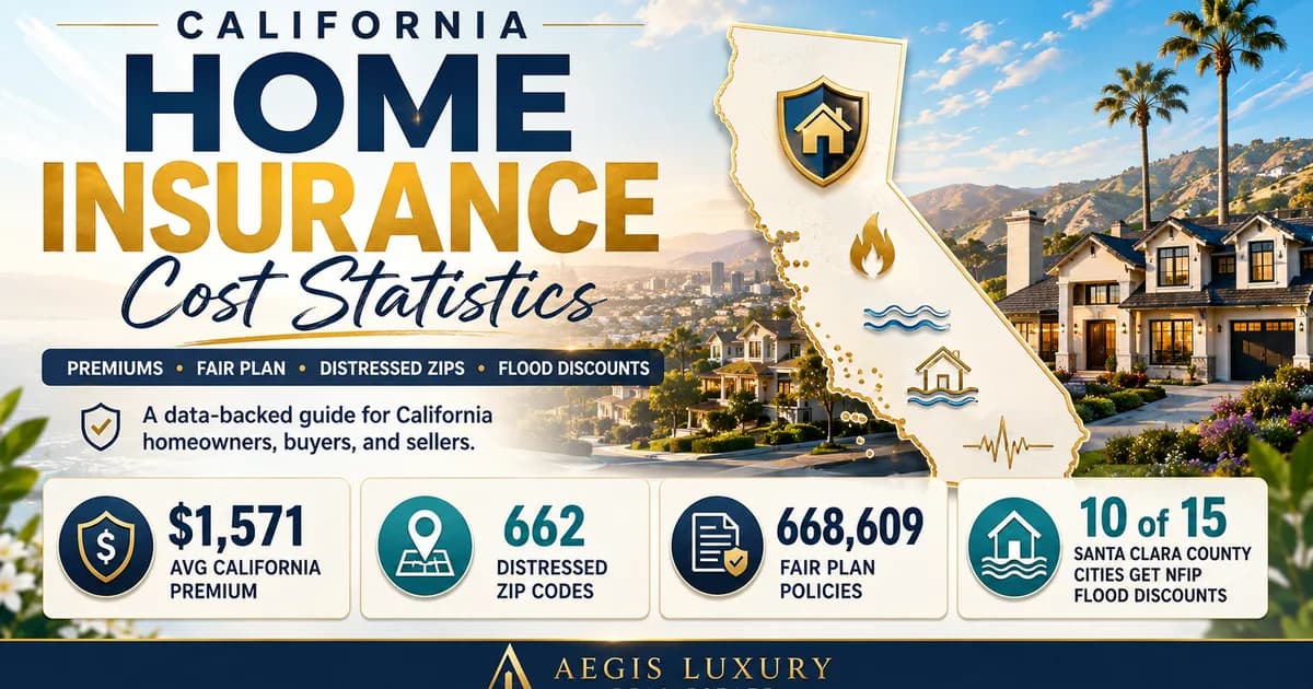 California Home Insurance Cost Statistics cover illustration