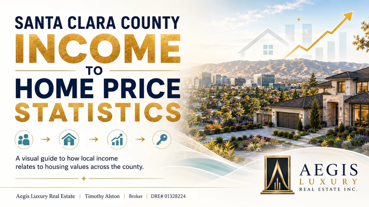 Santa Clara County Income to Home Price Statistics cover illustration